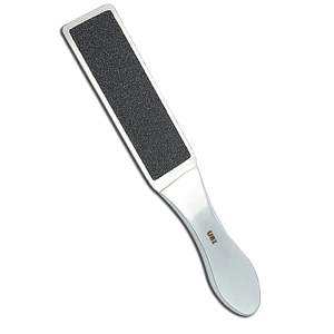 Râpe à pieds en acier inoxydable – Conception ergonomique antidérapante avec surface de ponçage double face pour éliminer les callosités, les talons fendillés et les peaux mortes - Product Image 2