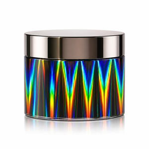 Película de Impresión por Transferencia de Agua Holográfica con Patrón en V, Efecto de Reflejo Láser Arcoíris, Directo de Fábrica, para Superficies de Productos Premium - Product Image 1