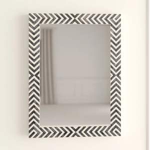 Espejo Decorativo de Pared con Incrustaciones de Hueso Natural Hecho a Mano, Artículo de Decoración Elegante para el Hogar, Regalo - Product Image 3