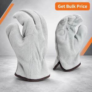 Guantes de Trabajo SPIRITCHILL GOODS, Diseño Moderno, Impermeables, Antiestáticos, con Pantalla Táctil, Cuero de Cabra Grueso de 16 oz, Flexibles, 10 Pulgadas - Product Image 1