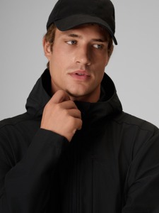 Chaqueta Softshell Personalizada para Hombre, con Capucha, Informal, para Exteriores, Resistente al Viento, con Cierre Frontal, Bolsillos Utilitarios, Ligera y Resistente a la Intemperie - Product Image 4