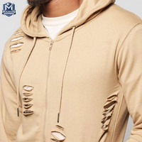 Survêtements déchirés de qualité supérieure et confortables pour jeunes, style décontracté, nouveau modèle.