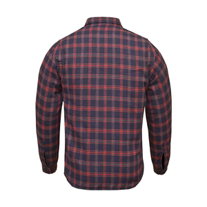 Men's Full Sleeve Plaid <b>Flannel</b> <b>Shirt</b> With CE Level 1 Armor Protection Red <b>Blue</b> Design Breathable Motorcycle Wear Autumn Style - Product Image 5