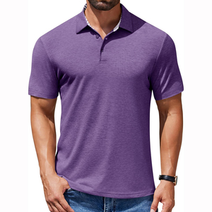 Camiseta polo de color sólido de secado rápido, fabricación profesional, precio al por mayor, cómoda y personalizable. - Product Image 1