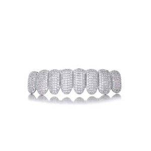 Grillz de Dientes con Diamantes de Buena Calidad, Accesorio de Joyería de Lujo Premium para Hombres y Mujeres, para Eventos de Moda, Fiestas y Celebraciones - Product Image 5