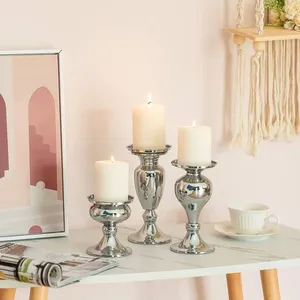 Premium Handmade Eco-Friendly Iron Candlestick Holder for Home <b>Decoration</b> <b>Table</b> Centerpiece - Product Image 2