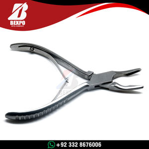 Pinza para huesos Blumenthal, 30 grados, 4.5 pulgadas, instrumento quirúrgico dental de acero inoxidable - Product Image 4