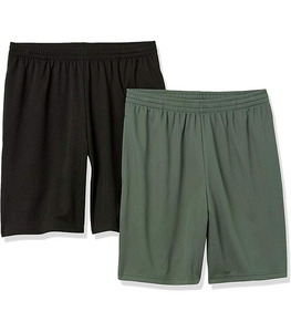 กางเกงขาสั้นลำลองผู้ชายสำหรับฤดูร้อน ผ้าเทอร์รี่ แห้งเร็ว กันยับ ปักลายชายผ่า เอวยางยืดสูง ระบายอากาศได้ดี ทรงหลวม - Product Image 1