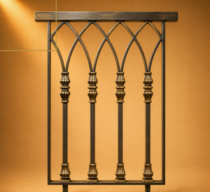 Barandilla Elegante de Hierro y Aluminio con Acabado Decorativo Antiguo para Escaleras, Balcones, Jardines y Hogares Modernos - Product Image 5