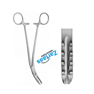 Pinces à os Bircher Ganske en acier inoxydable de haute qualité, courbées, 20 cm, fabricant et exportateur d'instruments chirurgicaux - Product Image 4