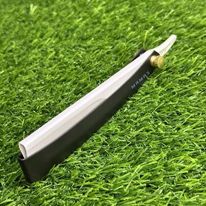 High Quality Barber Slide Razor Black and White Double <b>Edge</b> Blades Featuring Smooth Sliding <b>Plastic</b> Handle and Fully - Product Image 2