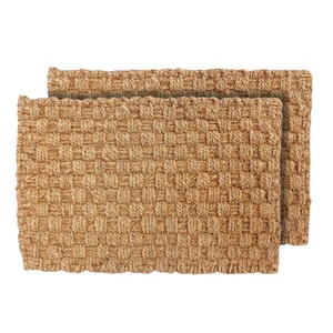 Top Products INDOOR MAT / DOOR MAT 100% Coconut Fiber Indoor Coir Mats: 2 Style Options, 40x60cm - Product Image 1