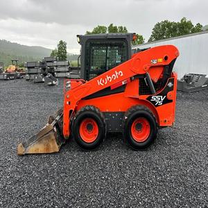 รถตักล้อยาง Kubota SSV75 รุ่นใหม่ ราคาประหยัด พร้อมชิ้นส่วนจาก Kawasaki เครื่องยนต์ดีเซล 4 สูบ ประสิทธิภาพสูง - Product Image 1