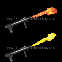 Lance-flammes électrique haute performance, pistolet à flamme manuel en métal pour scène, fête, Halloween, carnaval