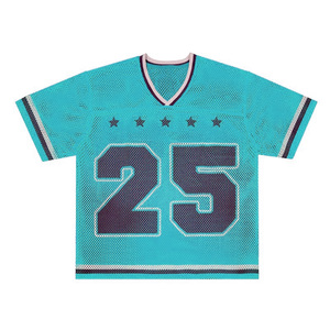 Camiseta Deportiva Personalizada de Estilo Urbano para Hombre, Camiseta Deportiva de Poliéster con Bordado y Sublimación Personalizados, Camisetas de Fútbol Americano - Product Image 6