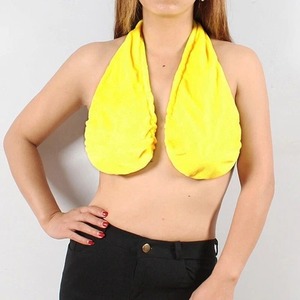 Soutien-gorge serviette réversible, doux et absorbant, pour le bain, la douche, le spa, la plage, avec logo personnalisé, pour la détente - Product Image 3