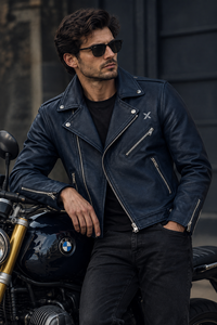 Blouson de motard en cuir |   Noir Bourgogne Gris Brun |   Fabricant OEM ODM |   Conception de qualité supérieure | - Product Image 6