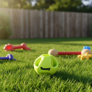 Juguete para perros Yommy Hollow Ball de 7 cm para juego interactivo - Product Image 2