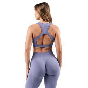 Soutien-gorge de sport sans coutures pour femme, dos ouvert, coupe sculptante, maintien extensible pour yoga, gym, entraînement, performance, vêtements de sport - Product Image 3