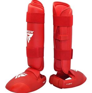 Protector de Espinilla y Empeine de Karate Unisex de Material PU Impermeable de Alta Calidad Aprobado por la WKF, Duradero, Venta al por Mayor, Protector de Espinilla para Entrenamiento con Gancho - Product Image 3