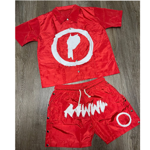 Nylon Zipper <b>Track</b> <b>Suits</b> Windbreaker Tracksuit Customized Men's Nylon Windbreaker Short Sets <b>Track</b> <b>Suits</b> with Windbreakers and S - Product Image 2