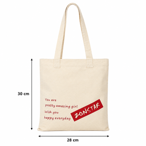 Sac fourre-tout en toile de coton personnalisé de 8 oz, petit sac fourre-tout réutilisable pour les courses, sac promotionnel avec logo personnalisé, léger, pour un usage quotidien, sacs écologiques - Product Image 1