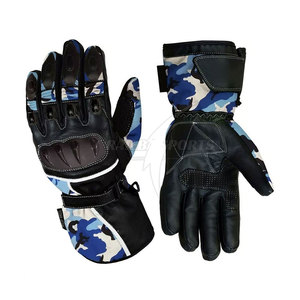 Gants de moto en cuir véritable de qualité supérieure, très vendus, pour la course en plein air. - Product Image 3