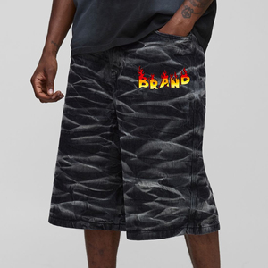 Shorts de Mezclilla Premium, Duraderos, de Algodón, para Moda Urbana de Verano, Proveedor y Fabricante - Product Image 4