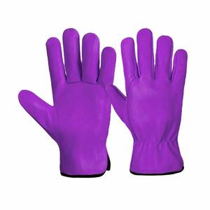 Guantes de Conducción de Cuero de Búfalo de Primera Calidad, Suaves y Cómodos, Resistentes a la Abrasión, Guantes de Jardinería Resistentes - Product Image 3