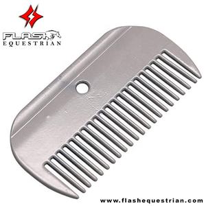 Personnalisé fait Nouveau Équitation En Aluminium Simple Face En Métal Peigne Fabricant Personnalisé Équitation Peigne avec Tête De Cheval - Product Image 2