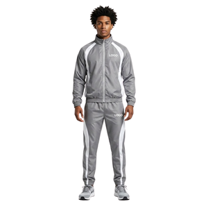 Ensemble de survêtement coupe-vent en nylon 2026 personnalisé ODM/OEM de haute qualité pour hommes, avec logo personnalisé, tenue d'entraînement légère, ensemble de sportswear - Product Image 1