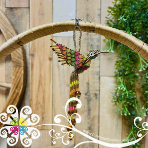 <b>Customized</b> BananaCharryStrawberriesSunOwlWine Beaded Embroidery <b>Keychain</b> for Bags - Product Image 2
