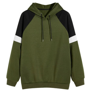 Sudadera con Capucha Ligera Estilo Deportivo OEM, Precio Económico, Fabricada en Felpa de Algodón Ligero, Sudadera Lisa al por Mayor con Bloques de Color - Product Image 1