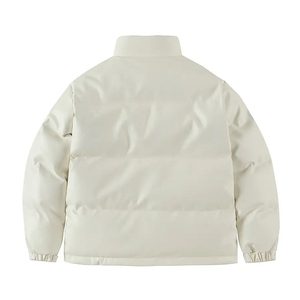 Wholesale Custom Unisex Heavyweight Winter Puffer <b>Jacket</b> Windproof Quilted <b>Jacket</b> with Zipper Pockets Insulated Winter Outerwear - Product Image 2
