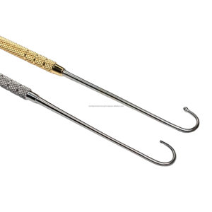 WORLD PRECISION SURGICAL WPS-SSH-01 Gancho manual veterinario Snook de acero inoxidable para esterilización uterina y ovárica - Product Image 2