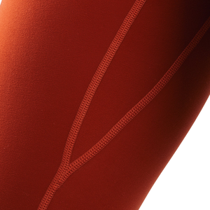 Leggings de performance taille mi-haute pour femme Orange – Pantalon de sport respirant et extensible pour la course, le yoga, la gym et le fitness - Product Image 6