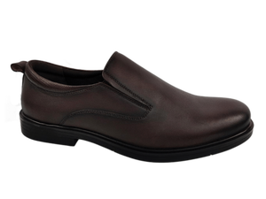 Mocasines Casuales de Negocios para Hombre, Color Marrón, Sintéticos, Ligeros, Sin Cordones, Punta Redonda, Suela de Goma, para Todas las Temporadas, Diseño Liso, Transpirables - Product Image 1