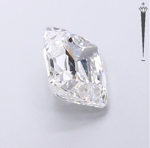 Diamante Cultivado en Laboratorio con Certificación IGI, 3.01 CT, Corte Cuadrado, Color E, Claridad VVS2, CVD LG 777616882, ROYAL GEMS para Joyería - Product Image 4