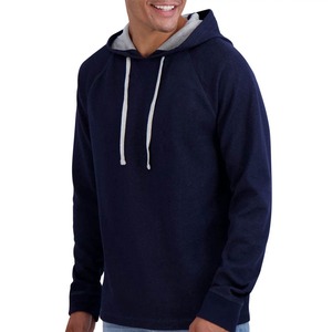 Pulls à capuche unisexes grande taille pour hommes, personnalisables avec logo, impression 3D en relief, en polaire unie polyester/coton, épais et confortables, vente en gros - Product Image 5