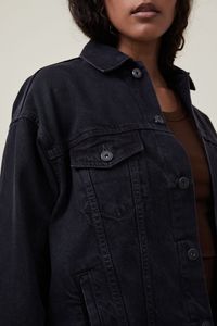 Chaqueta Vaquera para Mujer, Color Índigo Oscuro, Sin Decoloración, Calidad Premium - Product Image 6