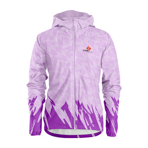 Veste coupe-vent à capuche personnalisée OEM, tissu recyclé écologique, résistant à l'eau, vêtements de sport d'extérieur - Product Image 5