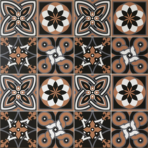 กระเบื้องเซรามิกสีขัดดอกไม้ขนาด300x300มม. สไตล์โมร็อกโก - Product Image 1