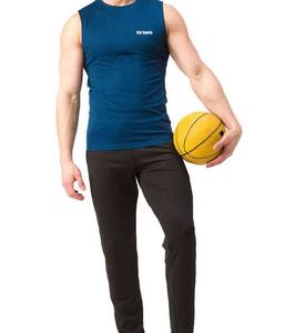 Débardeur d'été 100 % coton pour homme, coupe ample, bords bruts, tricoté, décontracté, sans manches, écologique, séchage rapide, respirant, anti-UV - Product Image 4