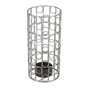 Cylindrical Shape <b>Tea</b> <b>Light</b> Iron <b>Lantern</b> Candle Holder Heat Resistant For Home Decoration - Product Image 3