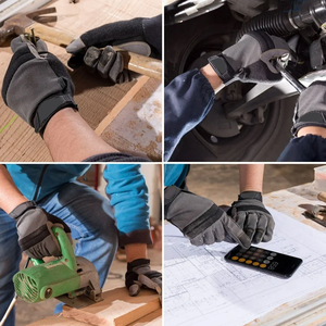 Wholesale Price <b>Touch</b> Screen Mechanics Working Hand Safety <b>Gloves</b> Premium Quality Real Leather Mechanical Work <b>Gloves</b> - Product Image 6