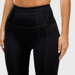 Nuevo Diseño de Run Apparel, Leggings para Mujer con Color Único y Cintura Alta, Estilo Casual, Leggings Económicos para Mujer - Product Image 4