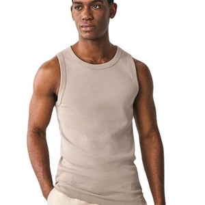 Hawk Eye Sports 2025 Débardeur sans manches en coton/polyester pour homme, idéal pour la gym, la course et les activités sportives en extérieur, écologique, respirant, tricoté 220g - Product Image 1
