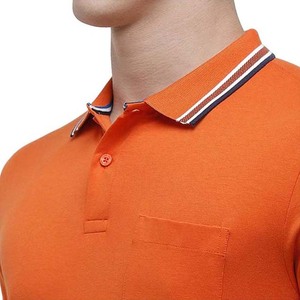 Nouveau Polo de Golf en Coton Respirant Anti-rides Sans Coutures à Compression Tricotée de Haute Qualité pour Hommes 2026 - Product Image 3