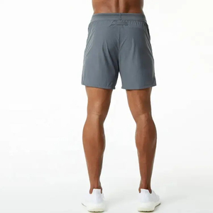 Pantalones cortos de verano para hombre, de tela de lana, cintura elástica, antiarrugas, ecológicos, estilo urbano, en oferta. - Product Image 4