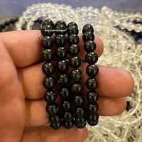 Bracelet en perles de tourmaline noire de haute qualité, 8 mm, pierres précieuses naturelles, cristal de guérison, méditation, Reiki, yoga, extensible, unisexe